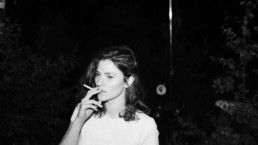 Woman, Night, Cigarette